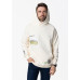 Худи унисекс STAN оверсайз футер без начёса 350, 66, Молочный