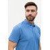 Рубашка поло унисекс  STAN хлопок/полиэстер 185, 04, Голубой