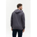 Толстовка мужская STAN с капюшоном на молнии футер без начёса 260, 61, Тёмно-серый