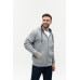 Толстовка мужская STAN с капюшоном на молнии футер с начёсом 280, 17, Серый меланж