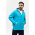 Толстовка мужская STAN с капюшоном на молнии футер с начёсом 280, 17, Бирюзовый