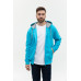 Толстовка мужская STAN с капюшоном на молнии футер с начёсом 280, 17, Бирюзовый