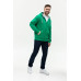 Толстовка мужская STAN с капюшоном на молнии футер с начёсом 280, 17, Зелёный