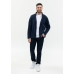 Толстовка унисекс STAN на молнии микрофлис 200, 21, Тёмно-синий