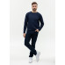 Футболка унисекс с длинным рукавом STAN хлопок/эластан 180, 35, Тёмно-синий