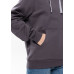 Худи унисекс STAN футер без начёса 260, 23, Тёмно-серый