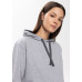 Худи унисекс STAN футер без начёса с контрастным капюшоном 260, 23, Серый меланж