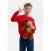 Свитшот детский STAN футер без начёса, 260, 63J, Красный