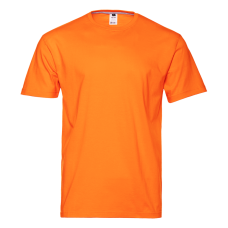 Футболка унисекс без бокового шва STAN хлопок 160, 02, Оранжевый