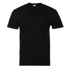 Футболка мужская STAN хлопок 180, 08, Чёрный