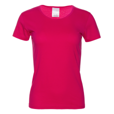 Футболка женская STAN хлопок 150, 02W, Ярко-розовый