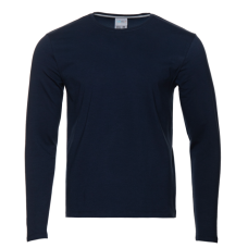 Лонгслив STAN хлопок/эластан 180, 35, Тёмно-синий