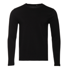 Футболка унисекс с длинным рукавом STAN хлопок/эластан 180, 35, Чёрный