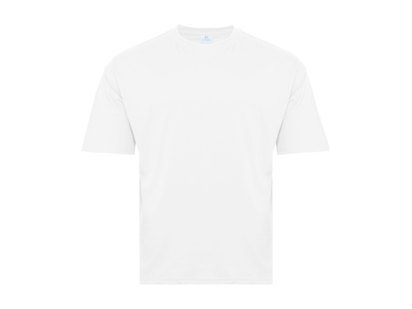 Футболка унисекс оверсайз STAN хлопок 140, 39, Белый