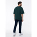 Футболка унисекс оверсайз STAN хлопок/полиэстер 260, 40, Тёмно-зелёный