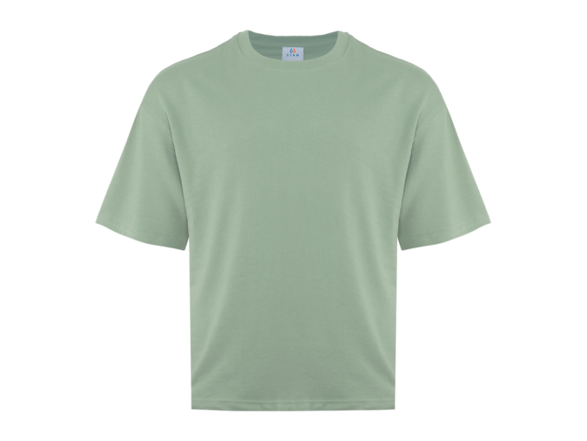 Футболка унисекс оверсайз STAN хлопок/полиэстер 260, 40, Светло-оливковый