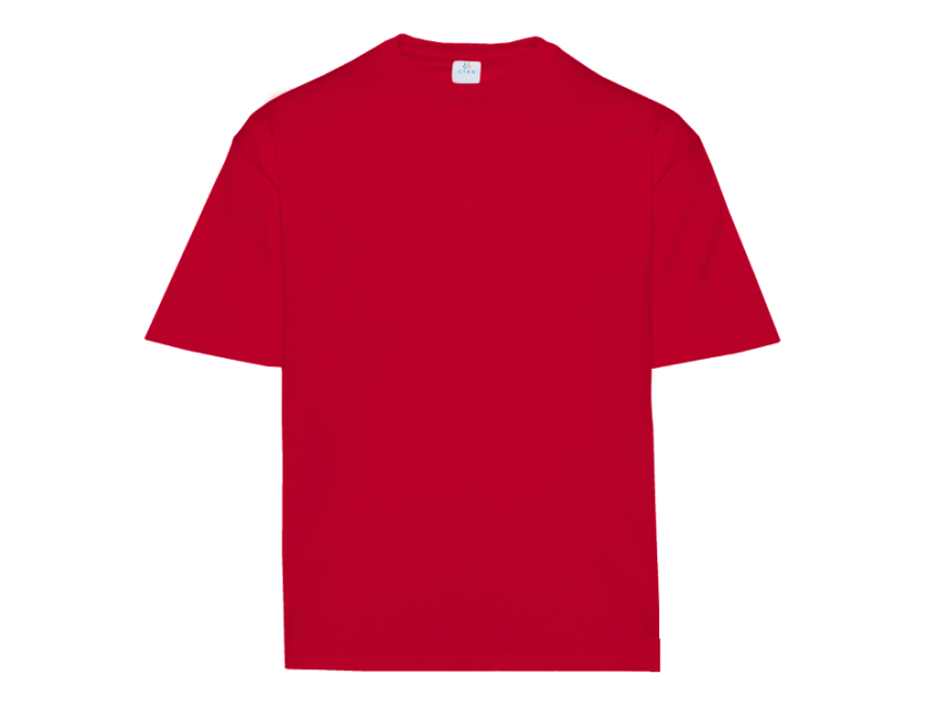 Футболка унисекс оверсайз STAN хлопок 240, 56, Красный