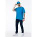 Футболка унисекс без бокового шва STAN хлопок 160, 02, Лазурный