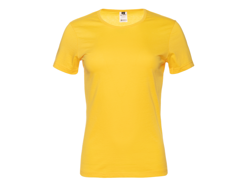 Футболка женская STAN хлопок 150, 02W, Жёлтый