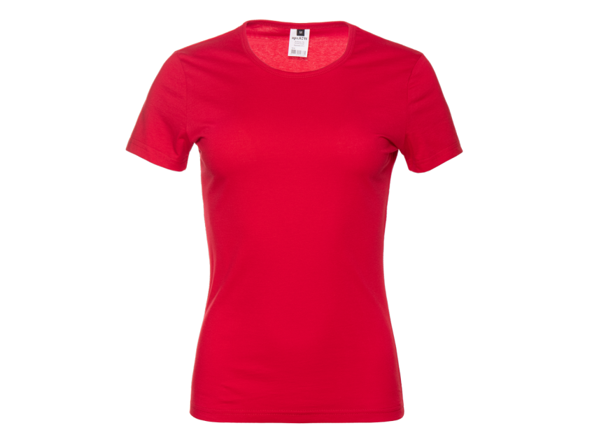 Футболка женская STAN хлопок 150, 02W, Красный