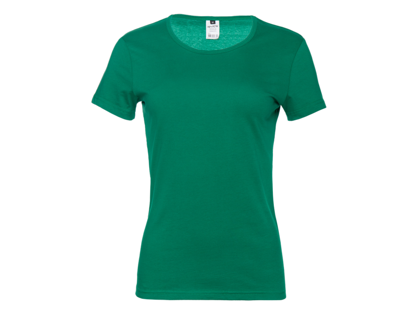 Футболка женская STAN хлопок 150, 02W, Зелёный