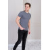 Футболка мужская STAN хлопок/эластан 180, 37, Серый меланж