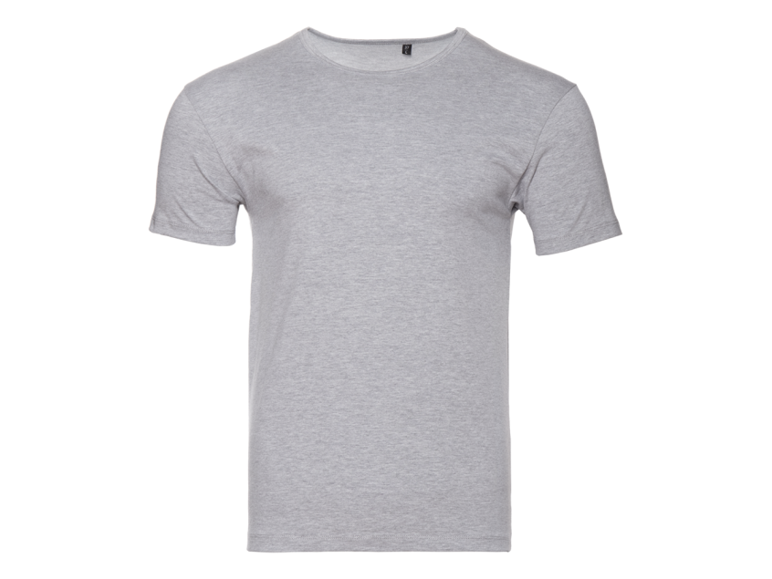 Футболка мужская STAN хлопок/эластан 180, 37, Серый меланж