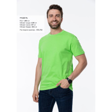 Футболка унисекс STAN, хлопок 150, 51, Ярко-зелёный