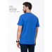 Футболка унисекс хлопок 150, 52, Синий