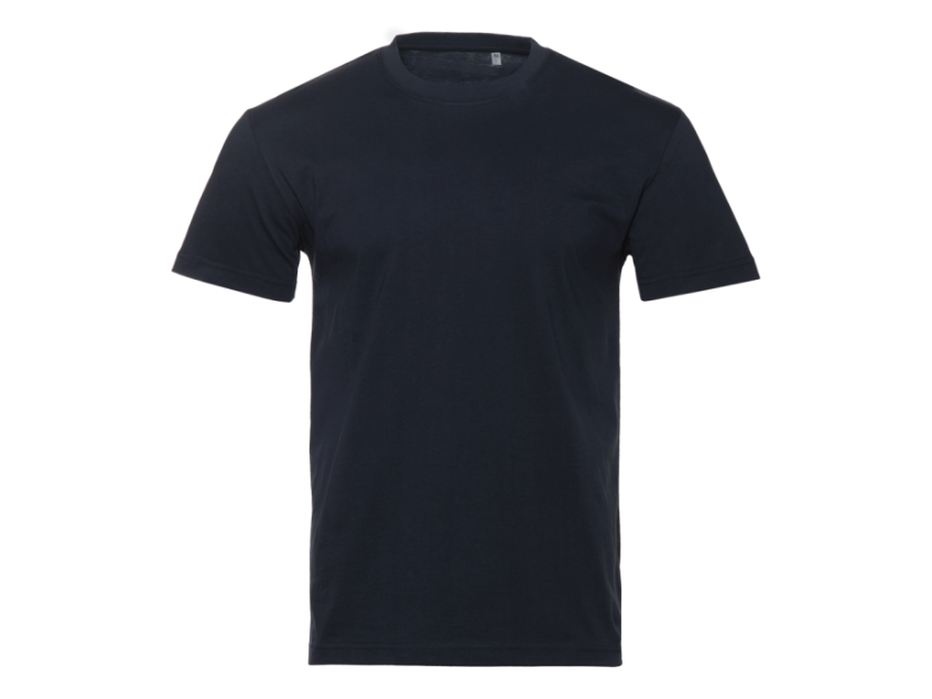Футболка унисекс хлопок 150, 52, Тёмно-синий
