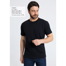 Футболка унисекс STAN хлопок 180, 08U, Чёрный