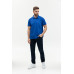 Рубашка поло унисекс  STAN хлопок/полиэстер 185, 04, Синий