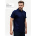 Рубашка поло унисекс  STAN хлопок/полиэстер 185, 04, Тёмно-синий