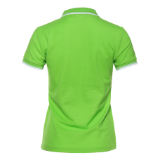 Рубашка поло женская STAN с окантовкой хлопок/полиэстер 185, 04BK, Ярко-зелёный