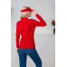 Рубашка поло женская STAN длинный рукав хлопок/полиэстер 185, 04SW, Красный