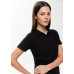 Рубашка поло женская STAN хлопок/полиэстер 185, 04WL, Чёрный