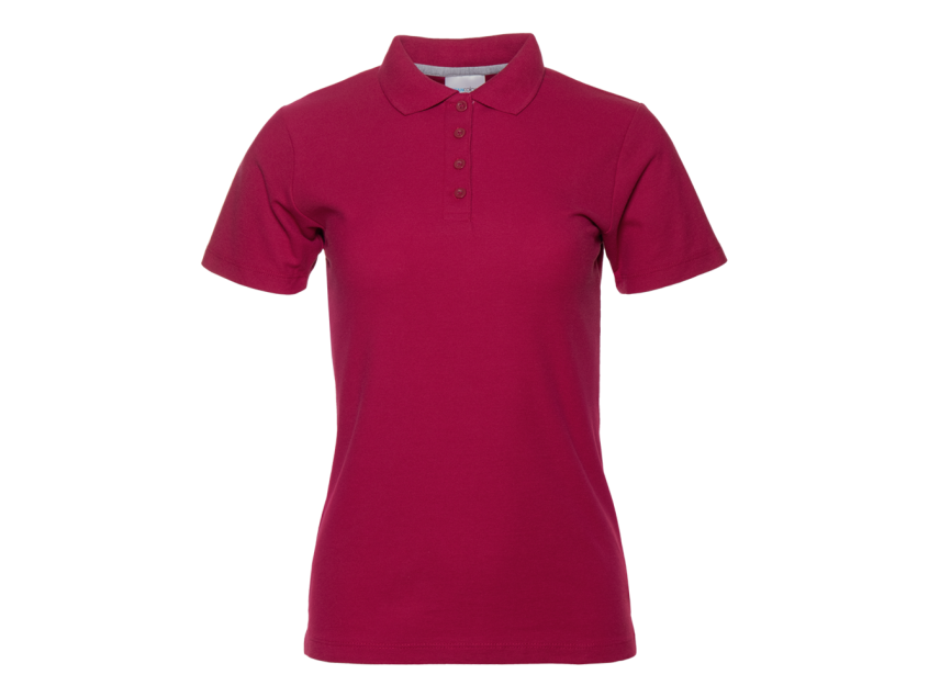 Рубашка поло женская STAN хлопок/полиэстер 185, 04WL, Бордовый