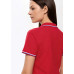 Рубашка поло женская STAN триколор хлопок/полиэстер 185, 04WRUS, Красный