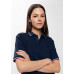 Рубашка поло женская STAN триколор хлопок/полиэстер 185, 04WRUS, Тёмно-синий