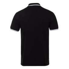 Рубашка поло унисекс STAN хлопок/эластан 200, 05, Черный с контрастом