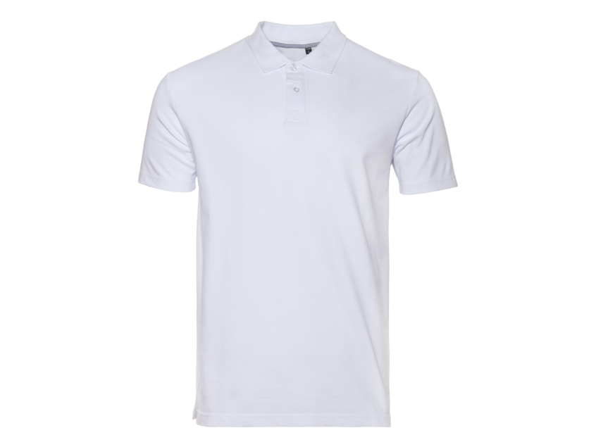 Рубашка поло унисекс хлопок 100%, 185, 04B, Белый