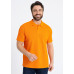 Рубашка поло унисекс хлопок 100%, 185, 04B, Оранжевый