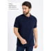Рубашка поло унисекс хлопок 100%, 185, 04B, Тёмно-синий
