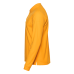 Рубашка поло унисекс STAN длинный рукав хлопок/полиэстер 185, 104S, Жёлтый