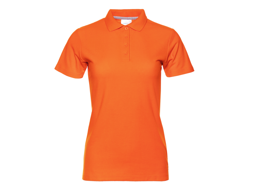 Рубашка поло женская STAN хлопок/полиэстер 185, 104W, Оранжевый