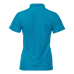 Рубашка поло женская STAN хлопок/полиэстер 185, 104W, Лазурный