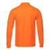 Рубашка поло унисекс STAN длинный рукав хлопок 185, 104LS, Оранжевый