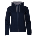Толстовка женская STAN с капюшоном на молнии сэндвич 320, 19, Тёмно-синий меланж