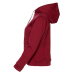 Толстовка женская STAN с капюшоном на молнии сэндвич 320, 19, Бордовый меланж