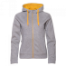 Толстовка женская STAN с капюшоном на молнии сэндвич 320, 19, Серый меланж
